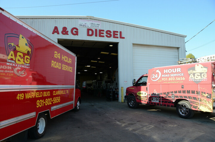 Clarksville Diesel Repair, Line-X Bed Liners and Truck Bed Accessories Installation